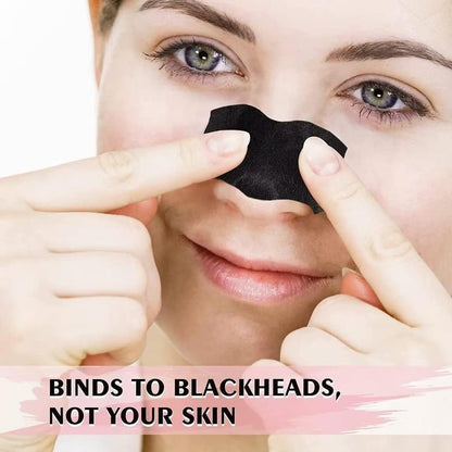 AUSLKA Blackhead Pore Strips,(70 Counts) Blackhead Remover-Deep Cleansing Charcoal Strips - Black Head Nose Strips -Black Head Remover