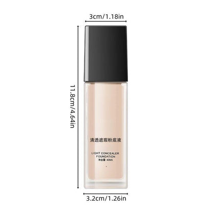 Long-lasting Concealer Foundation, Lightweight Concealer Foundation, Moisturizing Foundation Cream, Full Coverage Flawless Makeup Cream, Makeup Product for Women & Girls