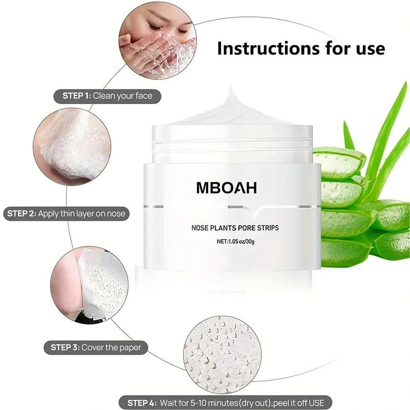 Blackhead Removal Mask, Nose Plants Pore Strip with Paper, Comfort Nose Skincare Product for Women & Men