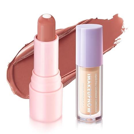 tinted lip balm, Conditioning & Nourishing Lip Balm, Matching concealer to cover lip lines and enhance color development- DUSTY ROSE