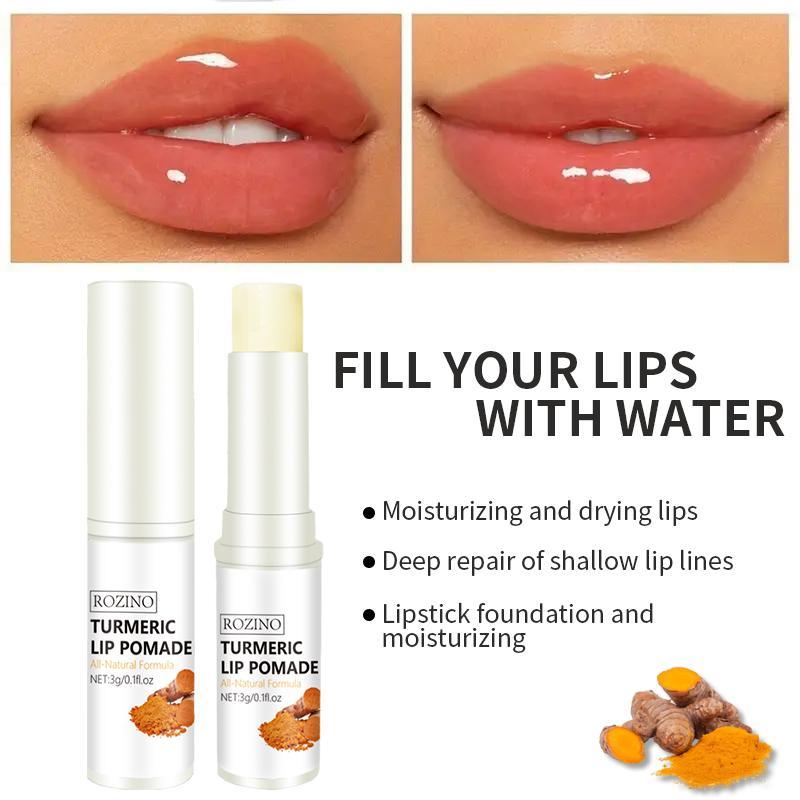 Moisturizing Lip Butter Balm, Natural Turmeric Lip Balm, Hydrating Lip Treatment For Women & Girls