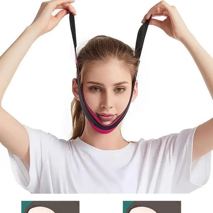 V-face Shaped Face Lifting Bandage, 1 Piece Double Chin Thin Face Mask, Face Slimming Belt, Face-lift Double Chin Skin Wrap Strap, Professional Skincare Tools for Women, Christmas Gift Xmas New Year Gift