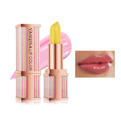 Glitter Lipstick (1 Piece), Magic Temperature Color Changing Lip Gloss, Hydrating Lip Balm, Suitable for All Occasions Lip Makeup