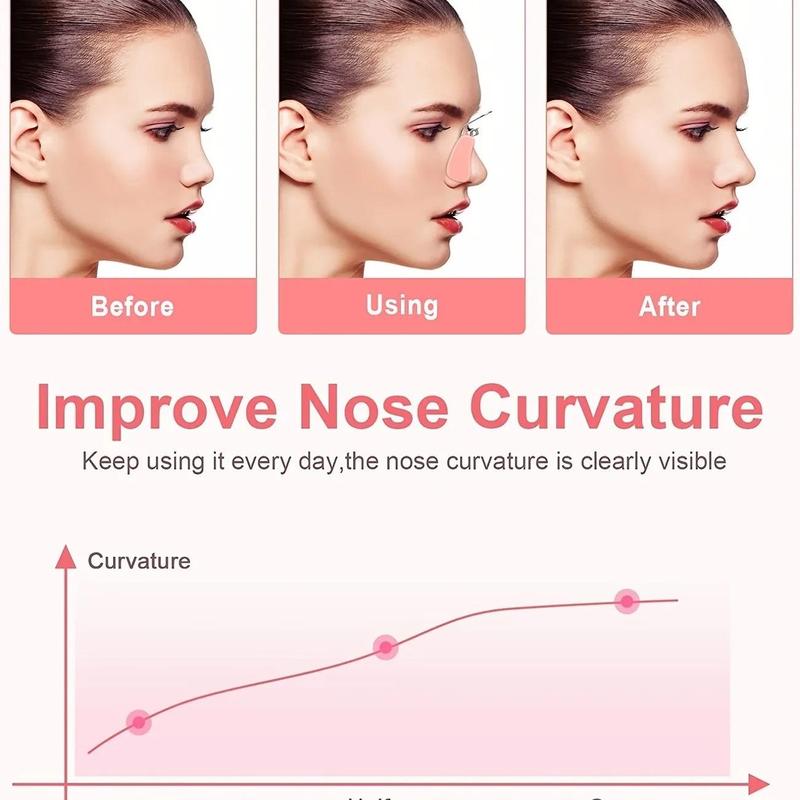 Silicone Nose Shaper, 1 Count Nose Bridge Straightener, Nose Bridge Shaping Corrector for Women Girls