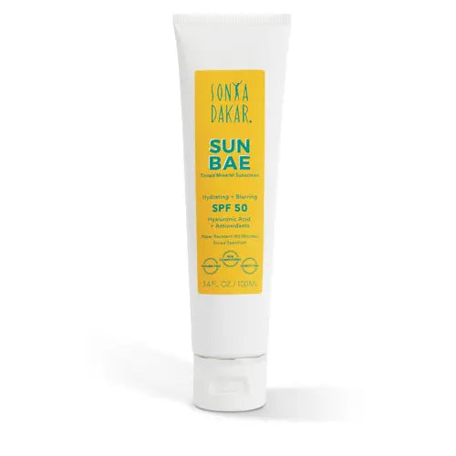 Sun Bae SPF 50 Water Resistant Tinted Mineral Sunscreen with Hyaluronic Acid and Antioxidants