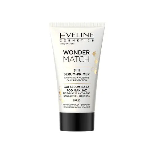 Eveline Cosmetics Wonder Match SPF 20 Serum- Facial Makeup Base 3in1 (30ml)