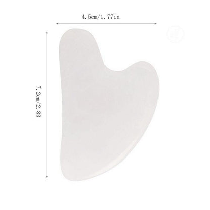 Heart Design Comfort Facial Gua Sha Scraping Board, 1 Count Facial Massage Tool, Face Gusha Tool for Skin Care Therapy, Skin Massaging Tool