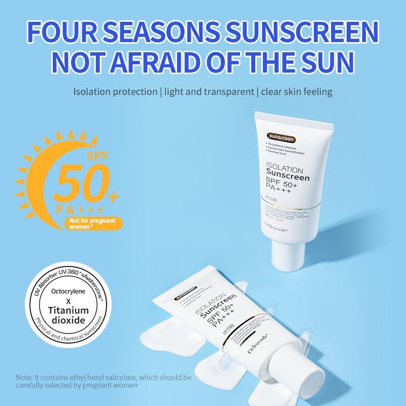 50g?Sun Ray Isolation Cream, 1 Count?Moisturizing Outdoor Sun Isolation Cream, Facial Sun Care Product for Women & Men