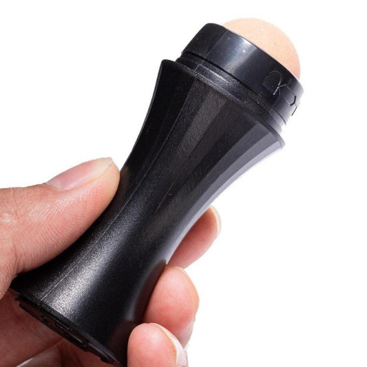 1 Piece Oil Absorbing Face Roller, Portable Facial Oil-Absorbing Massaging Volcanic Rolling Ball Stick, Oily Skin Control