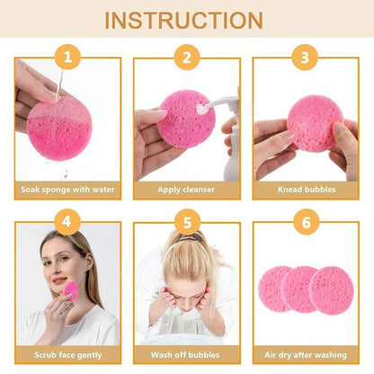 Facial Cleansing Tool Kit, 25pcs/set Including 2 Silicone Face Scrubbers & 20 Face Wash Pads & 1 Bow Headband & 2 Wristbands for Cleansing and Gentle Exfoliation