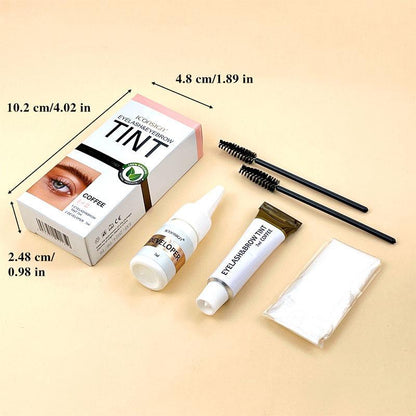 Eyebrow Dye Kit, 1 Set Waterproof Long Lasting Eyebrow & Eyelash Tinted Cream, Eyebrow Makeup Products