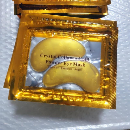 Collagen Gold Eye Mask, 10pcs/set Firming Eye Patches, Staying Up Late Dark Circles Eye Bags Moisturizing