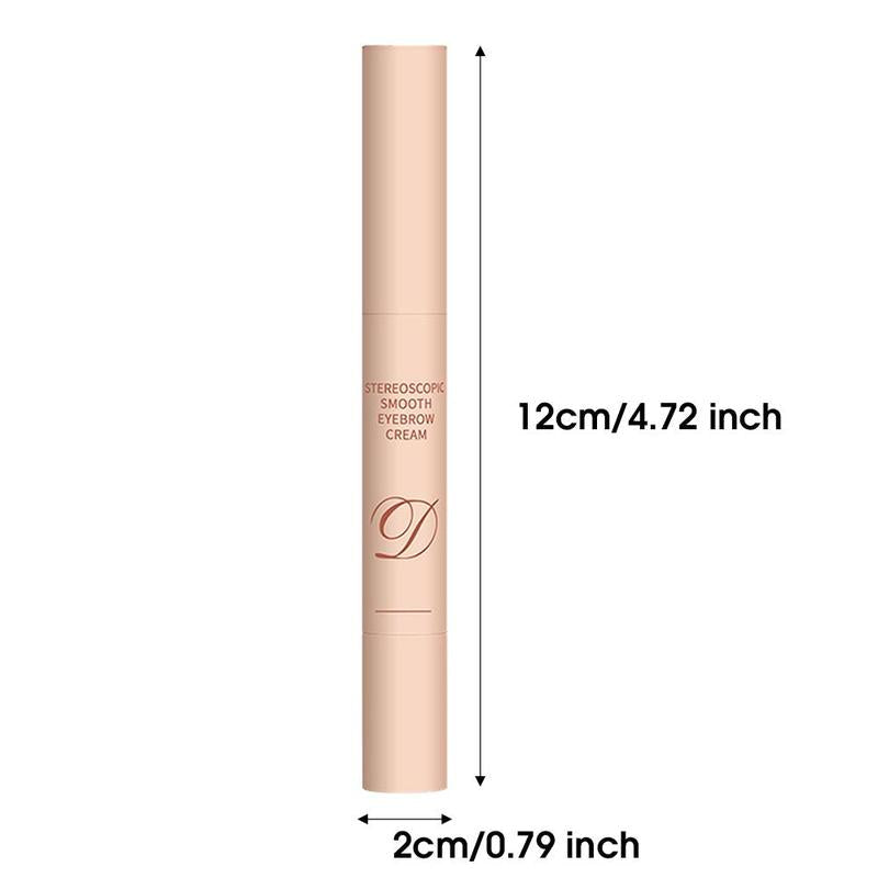 Natural Eyebrow Pencil, Long Lasting Eyebrow Liquid Pen, Smudge Proof Eye Brow Brush Liquid Pencil, Sweat Proof High Pigmented Brow Shading & Filling Pen