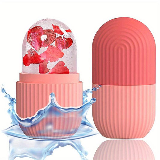 Lightweight Summer Ice Face Roller, Daily Multi-purpose Comfort Facial Ice Roller, Face Massager Gua Sha Mold, Ice Compress Ice Tool for Face Eyes, Cruel Summer, Ice Roller For Face