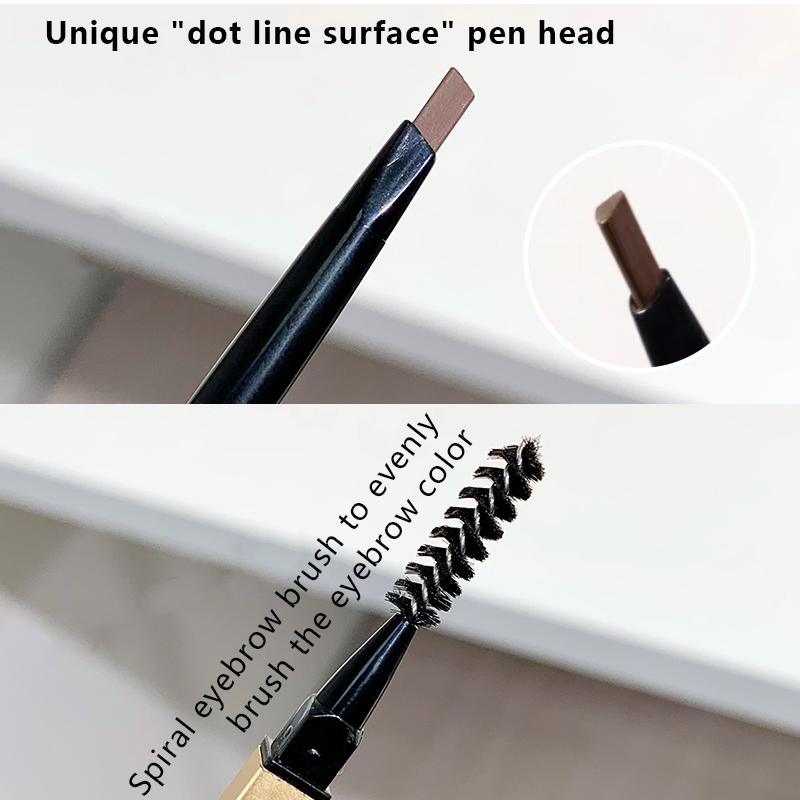 Makeup waterproof eyebrow pencil, long-lasting eye eyebrow pencil, eyebrow styling brush, eye makeup tools