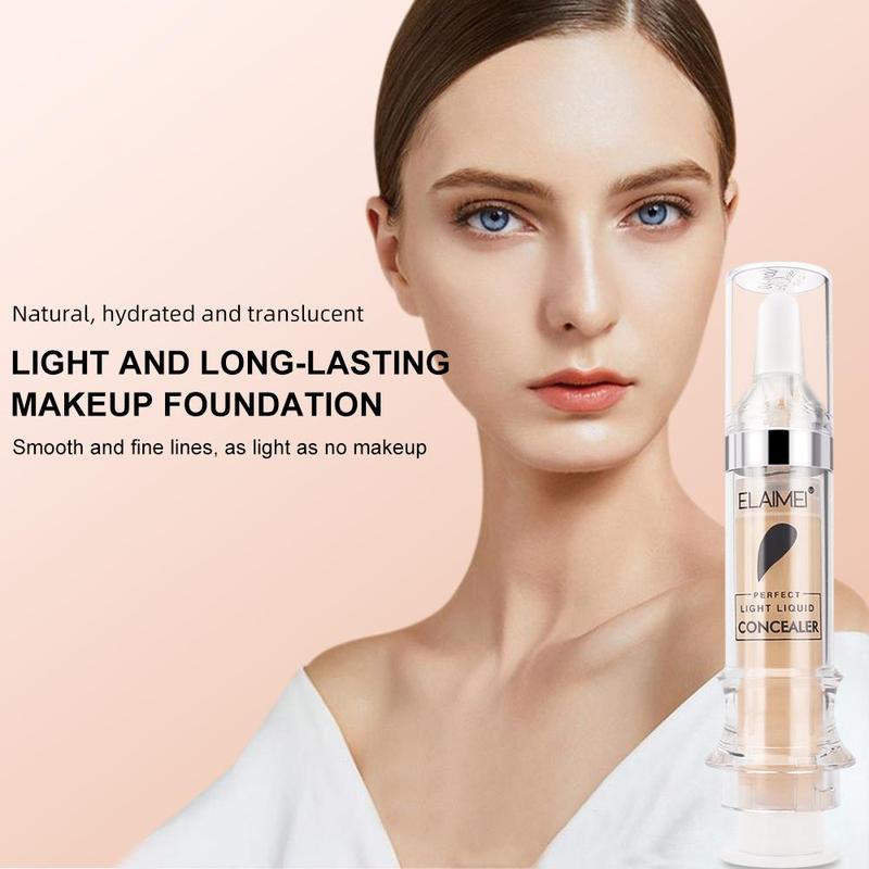 Long Lasting Liquid Concealer, Moisturizing Concealer for Spots Pockmarks, Invisible Pores Concealer, Full Coverage Flawless Makeup