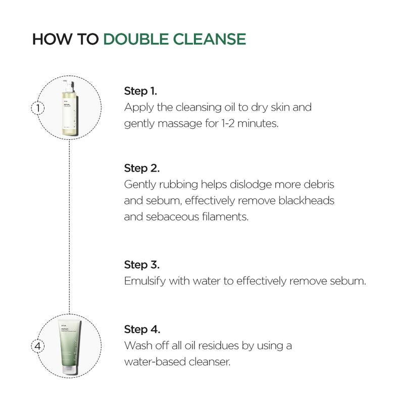 [Anua Official Shop] Double Cleanser Duo for Facial Cleansing Foam Korean