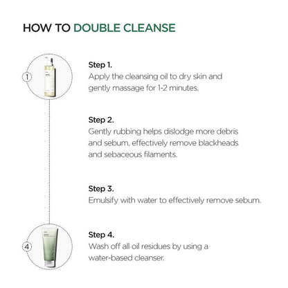 [Anua Official Shop] Double Cleanser Duo for Facial Cleansing Foam Korean