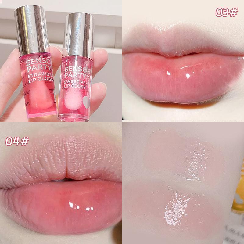 Moisturizing Lip Oil, 2pcs/set Long Lasting Hydrating Lip Gloss, Glossy Lip Glaze, Portable Lip Plumper for Daily Makeup, Plumping Lip Oil for Girls & Women