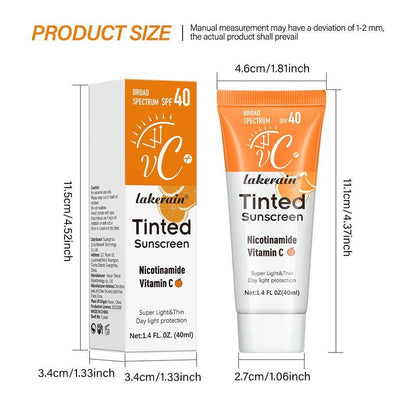 40ml Tinted Sunscreen, Moisturizing Sunscreen, Long Lasting Sunscreen, Sunscreen Lotion, Face Sunscreen, Facial Skin Care Product