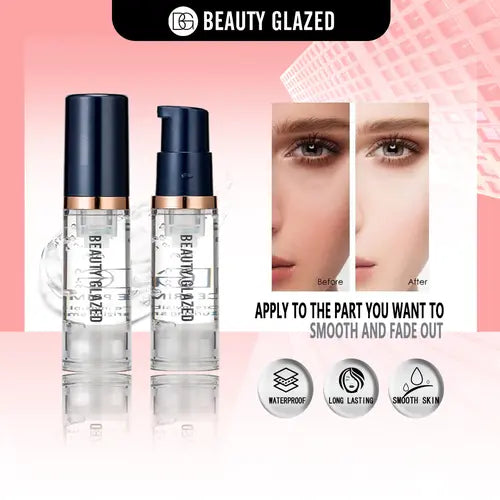 BEAUTY GLAZED Clear Gel Oil-Control Refreshing Face Primer Glow Pore-Blurring Smooth Surface Primer Makeup Base Long Lasting Smooth Silky Flawless Matte Hydrating