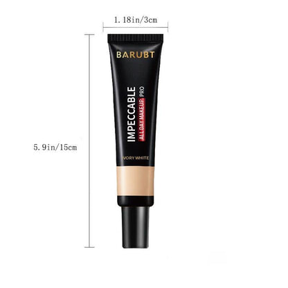 Long-lasting Foundation (1 Piece), Waterproof Concealer, Moisturizing Facial Makeup Product For Women & Girls