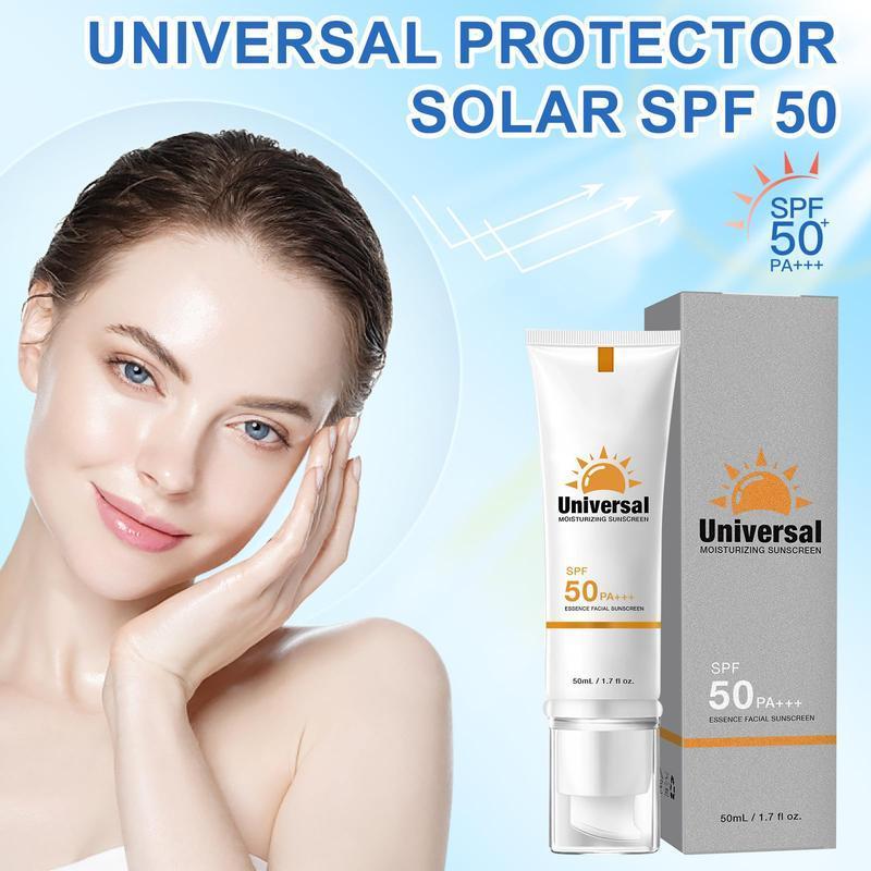 Sunscreen for Face, 1/2 Counts Spf 50 PA+++ Hydrating Sunscreen, Suitable for Women and Men