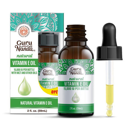 GuruNanda Vitamin E Oil - 2 fl oz