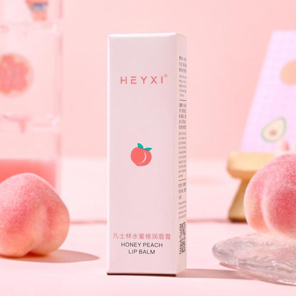 Honey Peach Lip Care Lip Balm, Temperature Color Changing Lip Balm, Moisturizing Lip Mask Lip Gel Lip Moisturizer Comfort Dry Lips, Glossy Lipstick Lip Glaze Stick, Lighter Lipstick