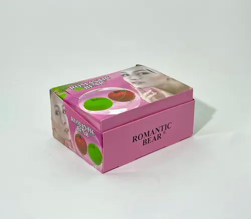 RED MINI APPLE SHAPES  24Pc Set Lip Balm