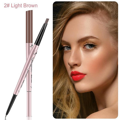 2 In 1 Double-ended Eyebrow Pencil, 1 Count Long Lasting Eyebrow Pencil, Brow Shading & Filling Pencil, Eye Brow Makeup Product