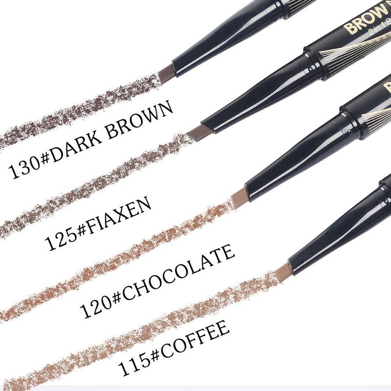 Double-ended Eyebrow Pencil, Waterproof Long Lasting Eyebrow Pencil, Brow Styling Tool For Women