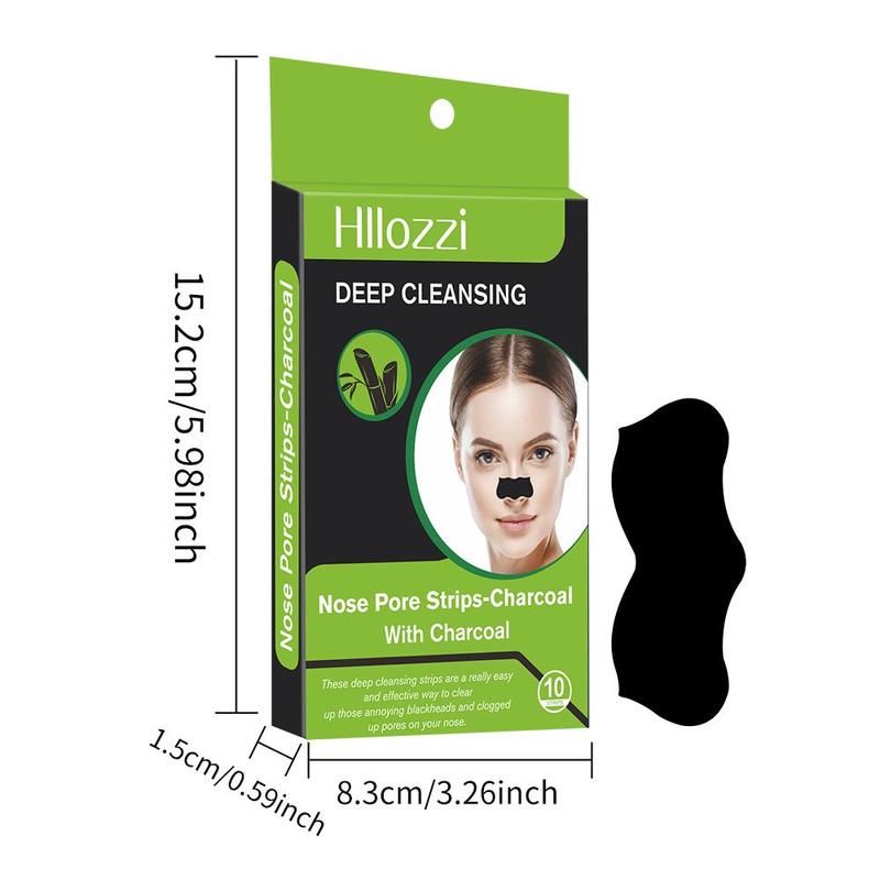 10pcs/box Blackhead Remover Nose Strips, Deep Cleansing Nasal Patches, Nose Pores Cleaning Strips