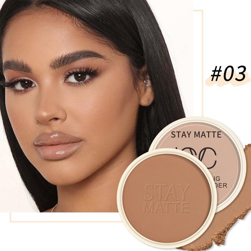 Long-lasting Oil Control Pressed Powder, Makeup Setting Powder, Face Makeup Accessories, Cosmetics, Smooths Skin & Completes Makeup, Suitable for All Skins