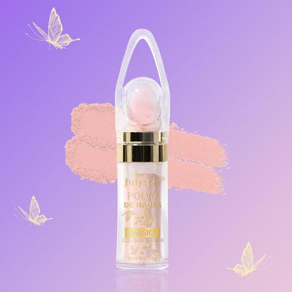 Highlighter Powder Stick with Sponge Head, Shimmering Highlighter Makeup Stick, Long Lasting Pearly Makeup Powder, Facial Brightening Cosmetics, Nose Contouring Highlighter Powder