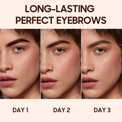 Peel-off Tattoo Brow Gel, 24-hour long-lasting smudge-proof and waterproof eyebrow tattoo peel-off tint, easily create a natural eyebrow look, Easy to peel without sticking Makeup Daily Eyebrow Gel Gift Cosmetic