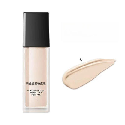 Long-lasting Concealer Foundation, Lightweight Concealer Foundation, Moisturizing Foundation Cream, Full Coverage Flawless Makeup Cream, Makeup Product for Women & Girls