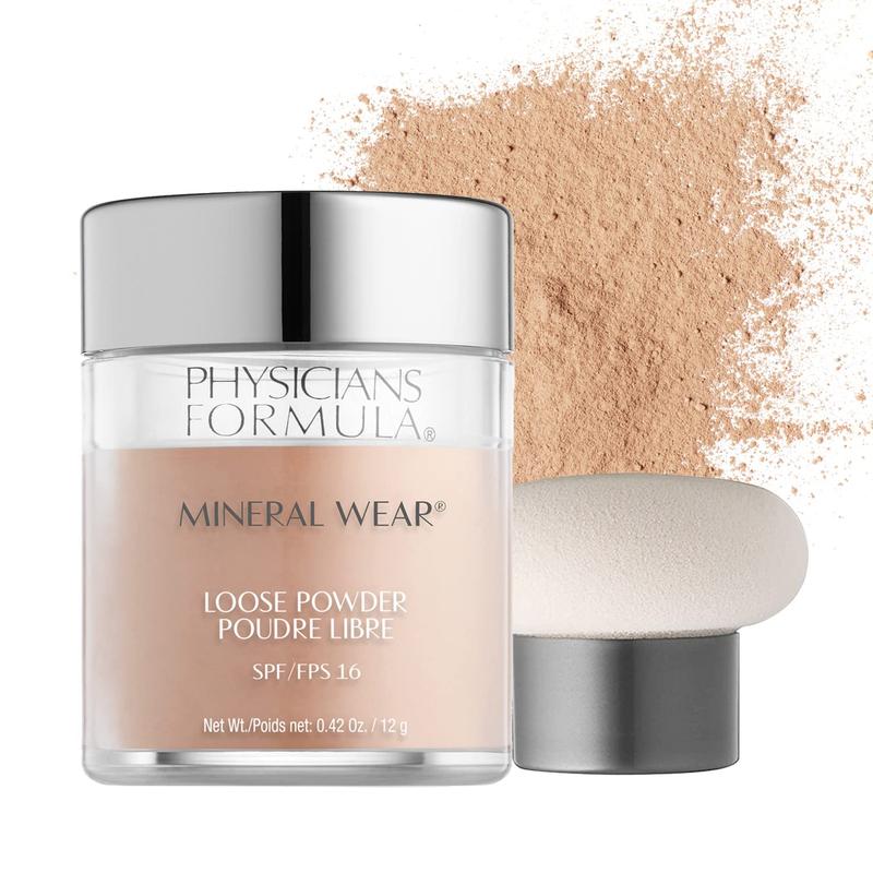 Physicians Formula Mineral Wear Talc-Free Loose Powder Creamy Natural, Dermatologist Tested, Clinically Tested Makeup Cosmetic