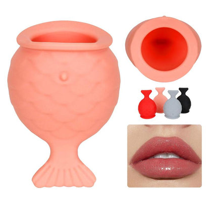 Mermaid Design Silicone Lip Shaper, 3pcs/set Soft Silicone Lip Shaper, Natural Plump Lip, Silicone Facial Trimmer, Facial Exercise Trainer, Face Cosmetic Tool