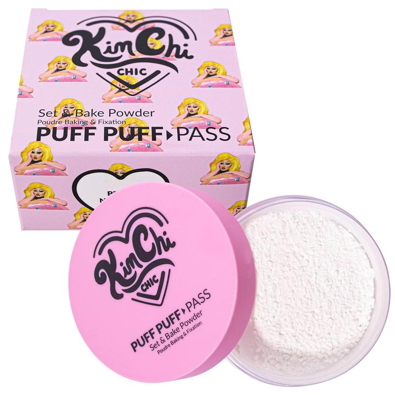 Kimchi Chic Beauty Puff Pass Set & Bake Powder Makeup Cosmetic