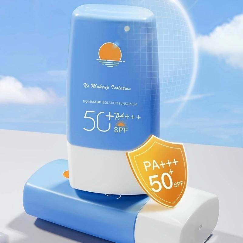 Oil Control Lightweight Sunscreen, UV Protection SPF 50+++?Sunscreen, Sunscreen for Outdoor Daily Use