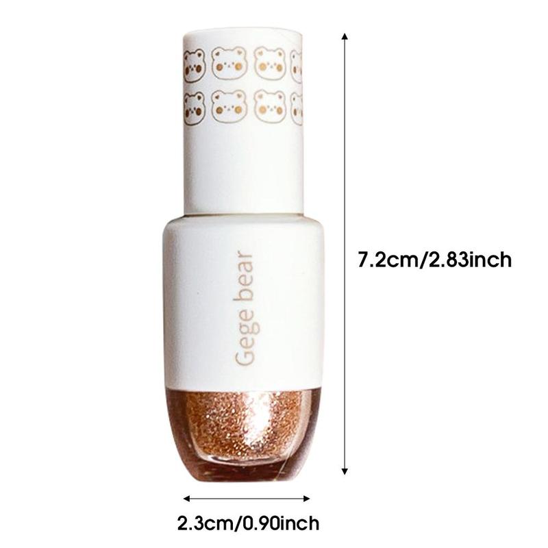 Glitter Liquid Eyeshadow, Shimmering Eye Shadow, Long Lasting Glittering High Pigmented Eyeshadow, Sparkling Highlighting Liquid Stick