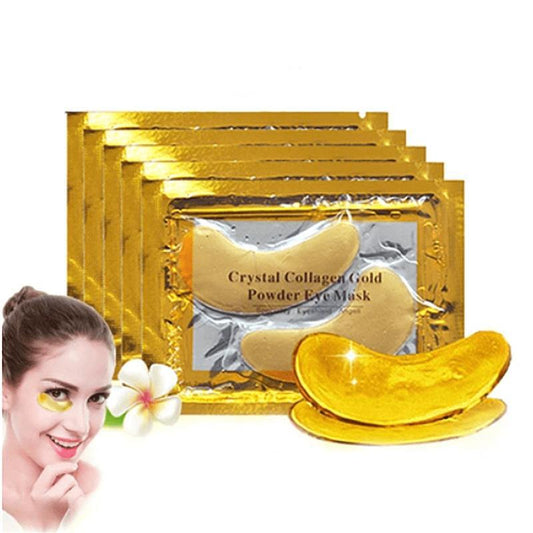 Collagen Gold Eye Mask, 10pcs/set Firming Eye Patches, Staying Up Late Dark Circles Eye Bags Moisturizing