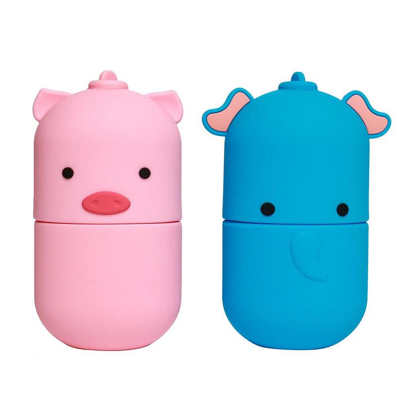 Silicone Face Ice Tray (1 Piece), Cute Cartoon Animal Shaped Ice Roller, Ice Roller For Face, Eyes & Joints