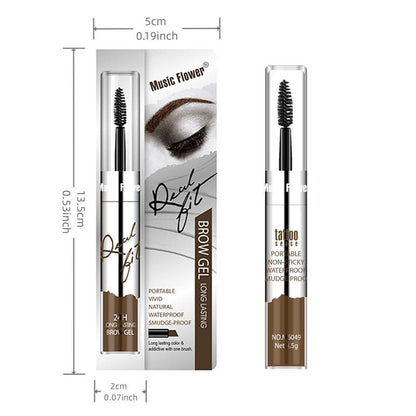 Waterproof Long Lasting Eyebrow Gel, 1 Count Eye Brow Styling Makeup Products For Women