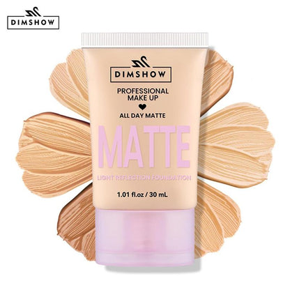 Long-lasting Matte Foundation, Moisturizing Dark Covering, Concealing Foundation Cream, Full Coverage Flawless Makeup Cream