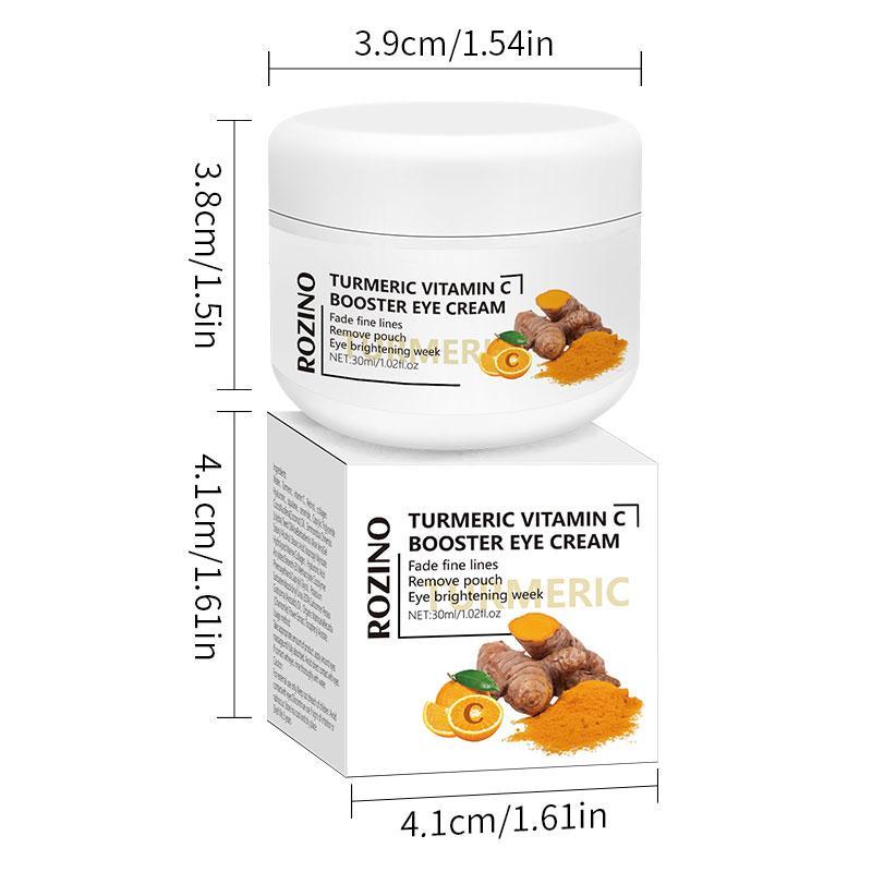 Turmeric Vitamin C Eye Cream (1 Piece), Non-stick Eye Care Moisturizer, Multifunctional Eye Care Products for Reducing the Look of Dark Circles