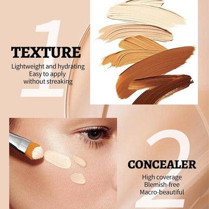 Long-lasting Concealer, 6pcs/set Natural Face Covering Cream, Makeup Accessories for Women