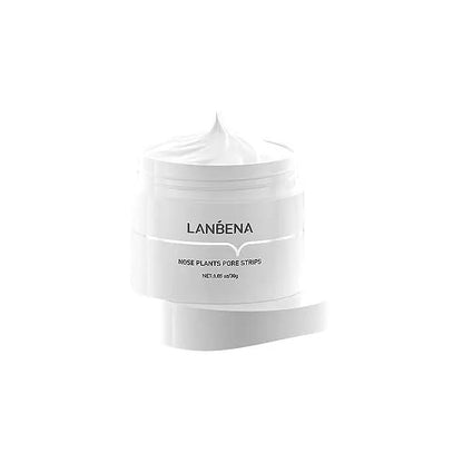 [Best Sellers]LANBENA Blackhead Pore Remover Mask Aloe extract Facial Peeling Nose Strip Acne Deep Cleansing 30g Skin care Comfort All Skin Types Gentle Smoothing Repairing