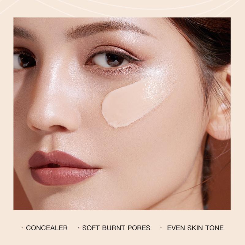 Long-lasting Matte Foundation, Full Coverage Concealer Foundation, Moisturizing Liquid Foundation, Suitable for All Skins, Easy to Apply, Professional Makeup Products for Women